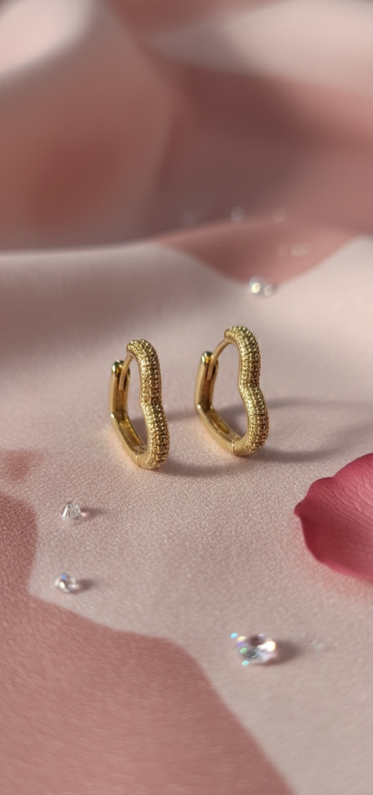 Argola love cravejada